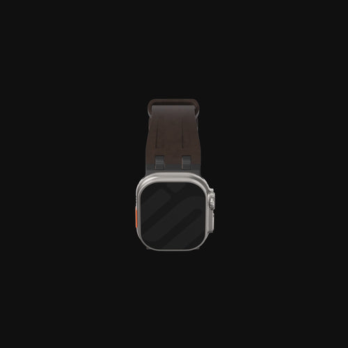 Apple Watch Robustes Lederarmband (Dunkelgrün)