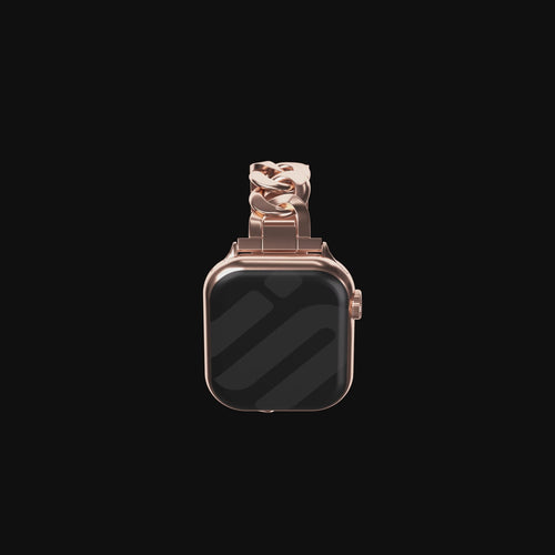 Apple Watch Stahlkettenarmband (Roségold)