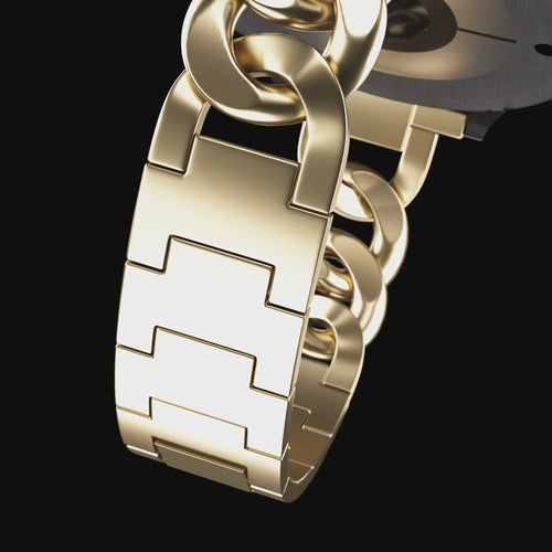 Polar Ignite Steel Chain Strap (Gold)