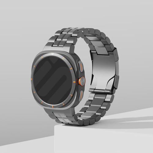 Samsung Galaxy Watch Ultra 'square' titanium band (grafiet)