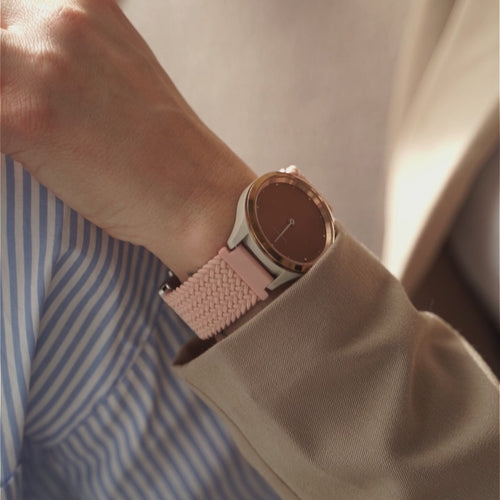 Bandz Correa trenzada 'Parachute' Garmin Venu (rosa)