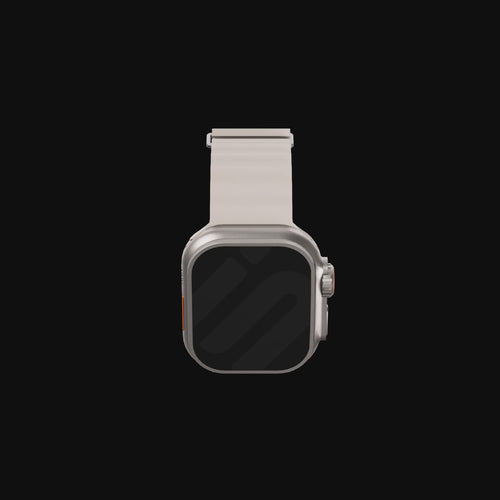 Apple Watch Ultra Ocean Strap with Snap Closure (Orange/Black)