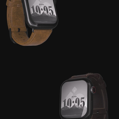 Correa cuero Apple Watch (marrón)
