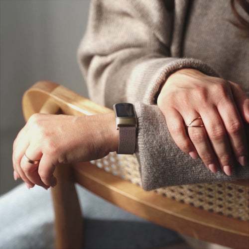 Fitbit Charge 6 Milanese Strap (Starlight)