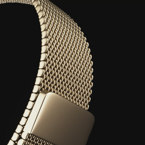 Bandz Garmin Vivoactive 5 Milanese Loop Strap (Silver)