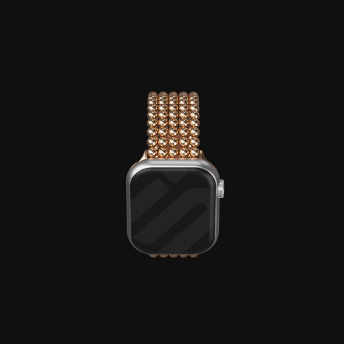 Apple Watch stalen kralen band (zilver)
