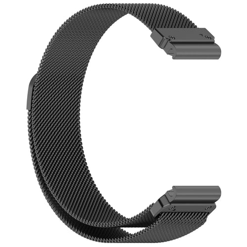 Garmin Fenix 8 Pro - 51mm premium milanese band (donkergrijs)