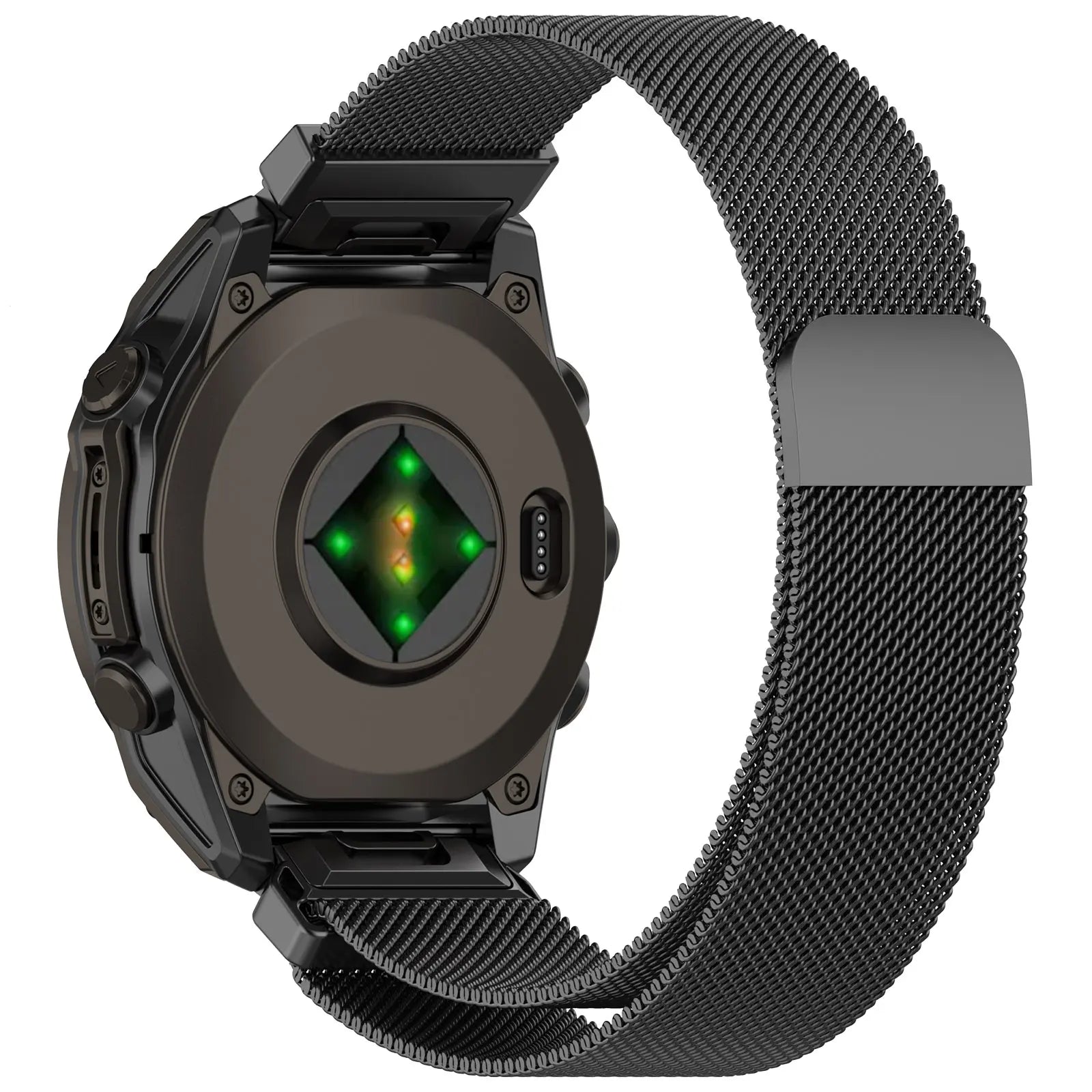 Garmin Fenix 8 Pro - 51mm premium milanese band (donkergrijs)