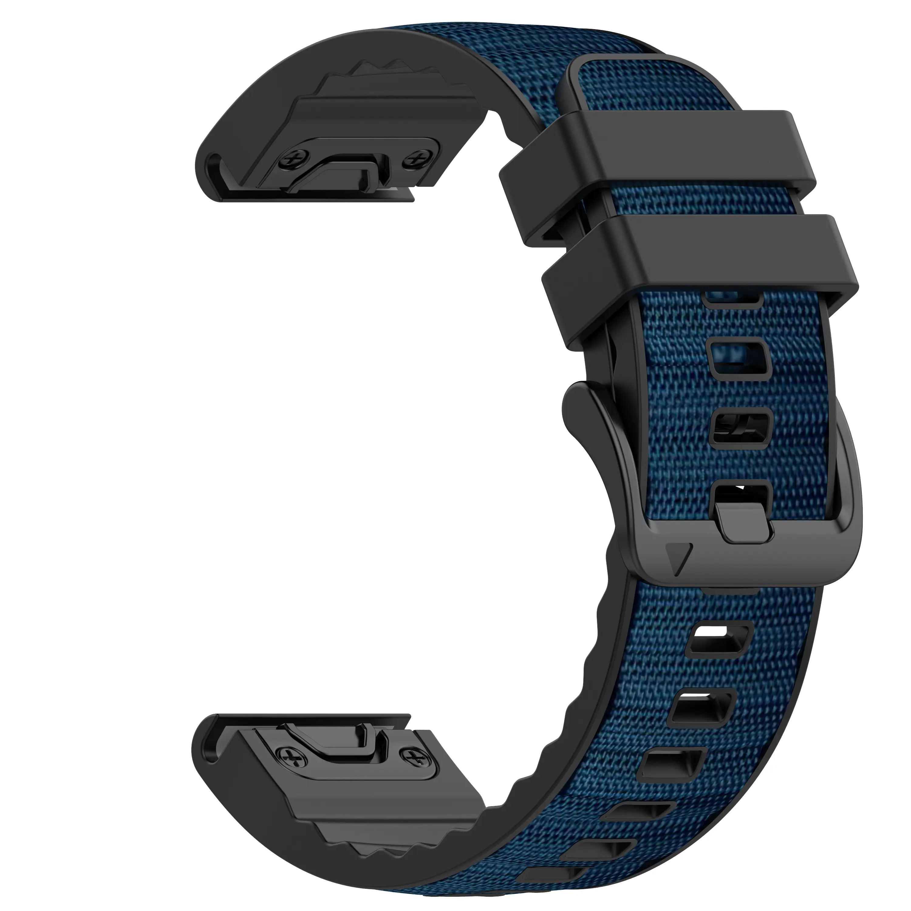 Garmin Forerunner 965 Hybrid Nylon Armband (Dunkelblau)
