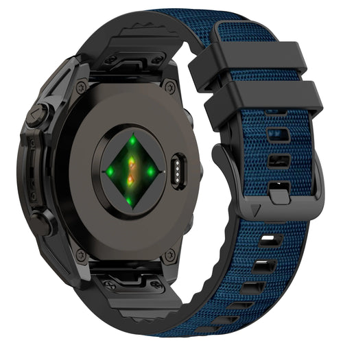 Garmin Forerunner 965 Hybrid Nylon Armband (Dunkelblau)