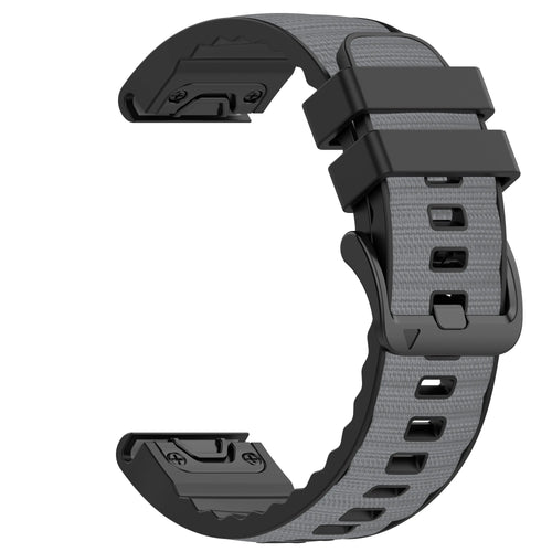 Bracelet hybride nylon Garmin D2 Mach 2 - 47mm (gris clair)
