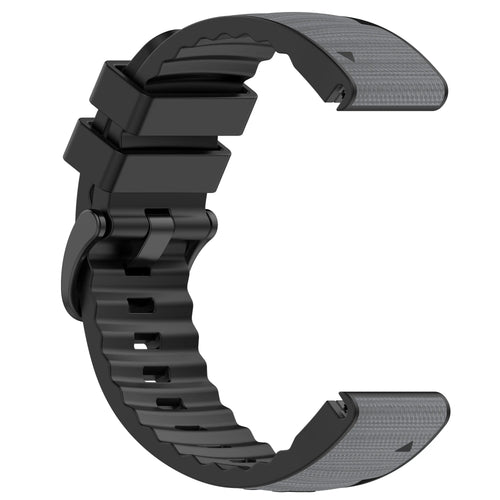 Bracelet hybride nylon Garmin D2 Mach 2 - 47mm (gris clair)