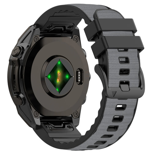 Bracelet hybride nylon Garmin D2 Mach 2 - 47mm (gris clair)