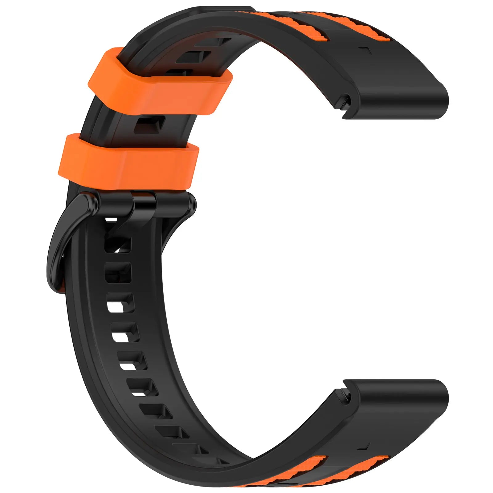 Correa deportiva grain Garmin Fenix 8 Pro - 51mm (negro/naranja)