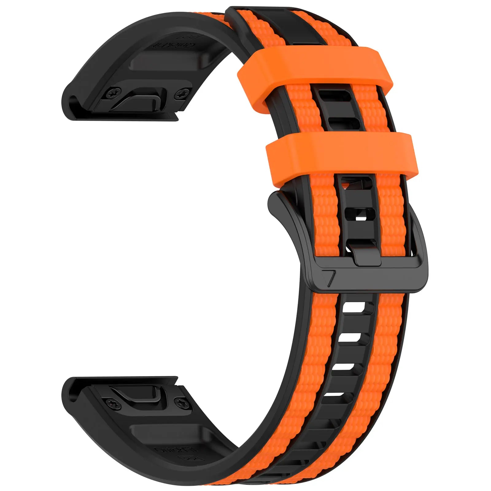 Correa deportiva grain Garmin Fenix 8 Pro - 51mm (negro/naranja)
