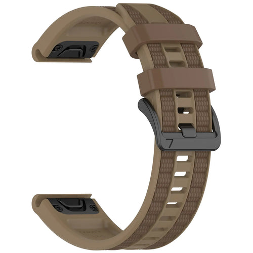 Garmin Enduro 1/2/3 sport grain band (kaki/bruin)