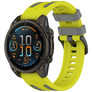 quickfit 22mm sport grain band lime grey