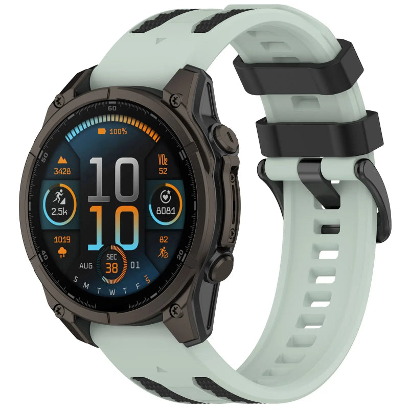 quickfit 26mm sport grain band mint black