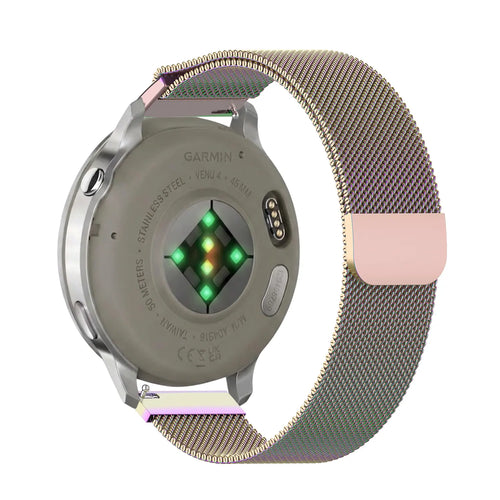 Garmin Forerunner 70 Milanese Armband (Regenbogen)