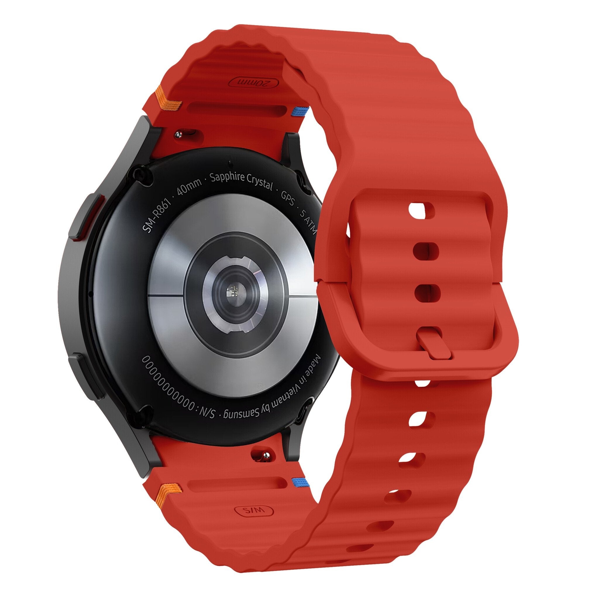 Samsung Galaxy Watch 5 Pro Wave Strap (Red)