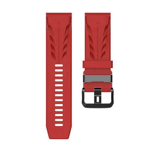 Bracelet silicone race Garmin Instinct E - 45mm (rouge)
