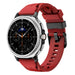 Bracelet silicone race Samsung Galaxy Watch 8 Classic (rouge)