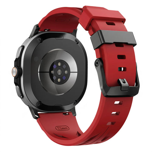 Bracelet silicone race Samsung Galaxy Watch 8 Classic (rouge)