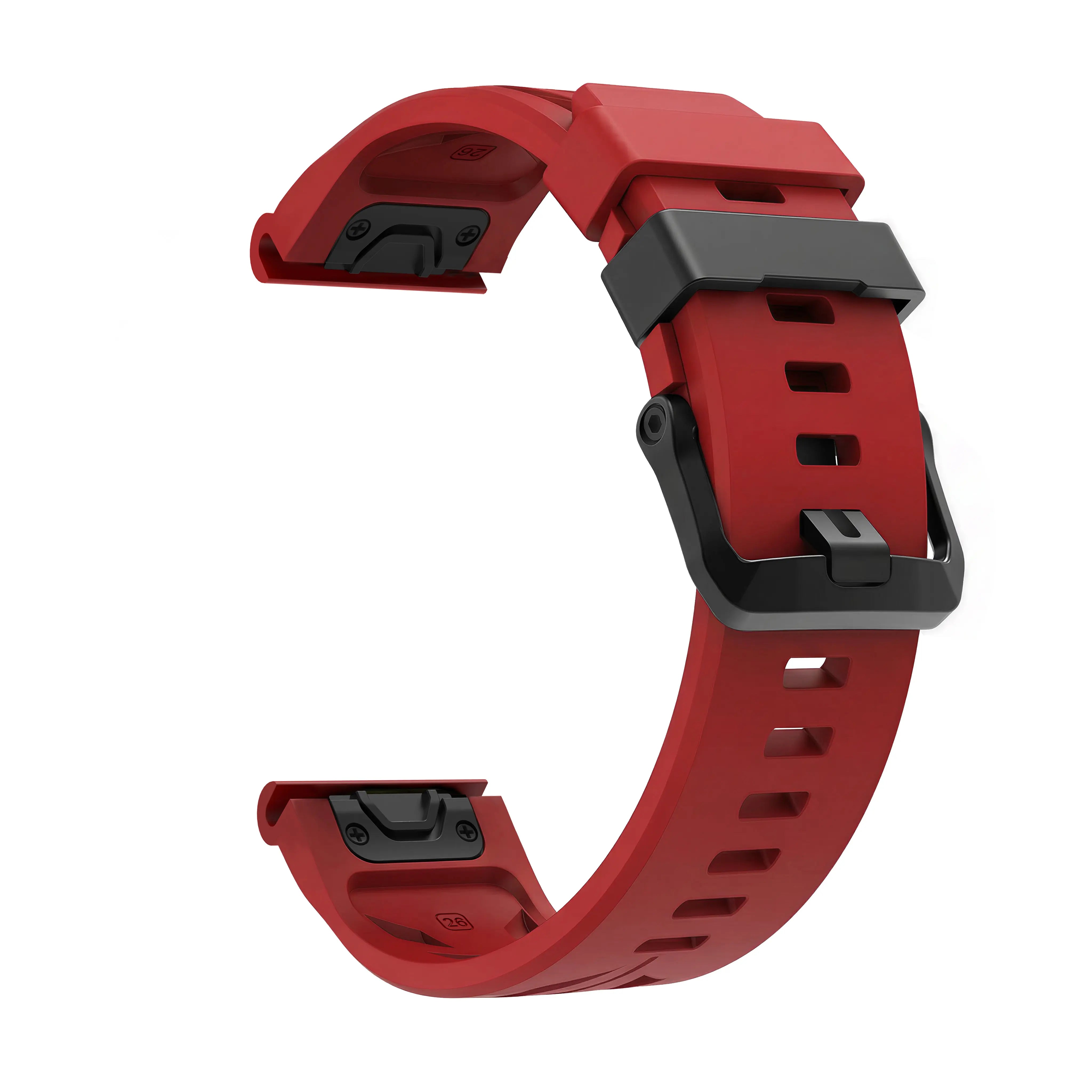 Bracelet silicone race Garmin Instinct E - 45mm (rouge)