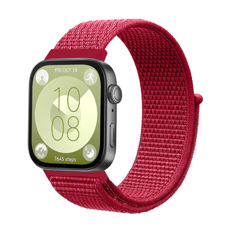 Correa nylon Classic Huawei Watch Fit 4 Pro (rojo)