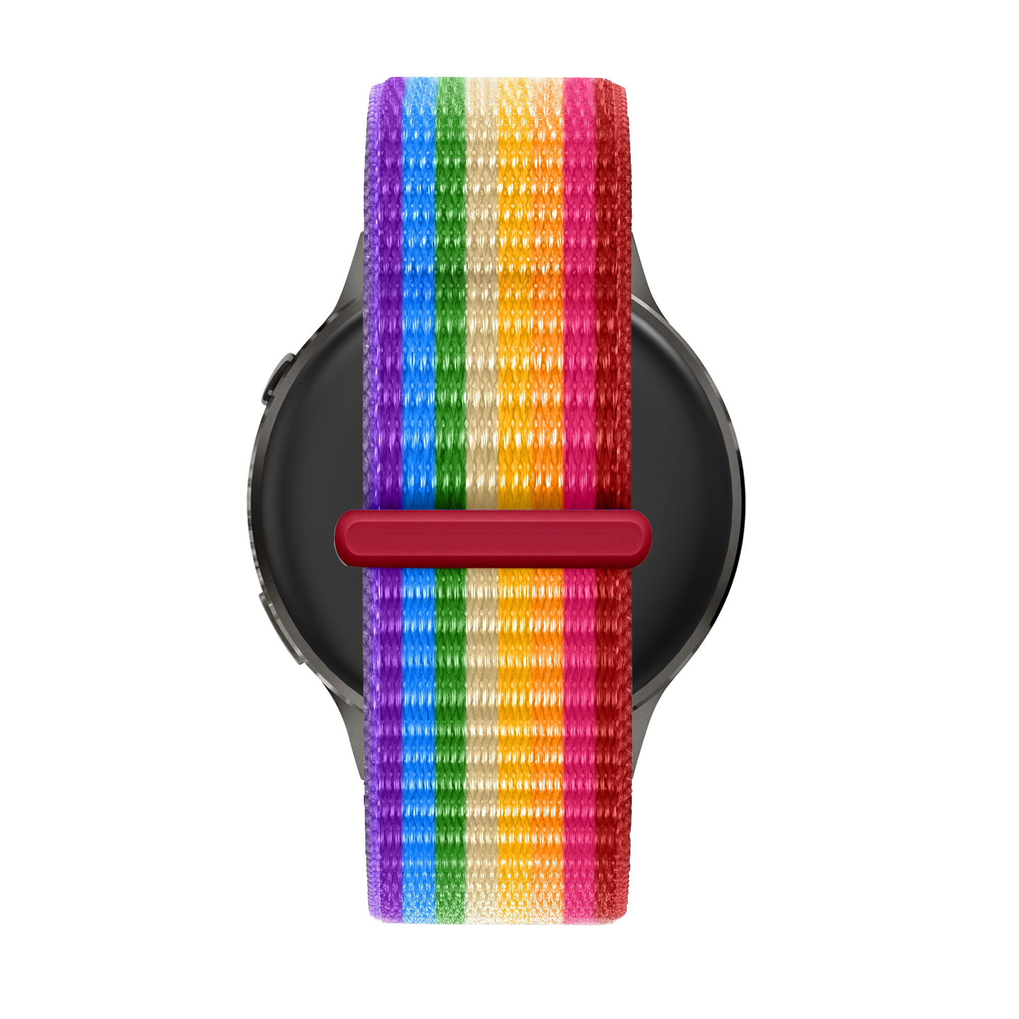 Bandz Garmin Forerunner 70 nylon loop band (regenboog)