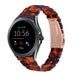 Bracelet résine Fossil Gen 5e 44mm (lave)