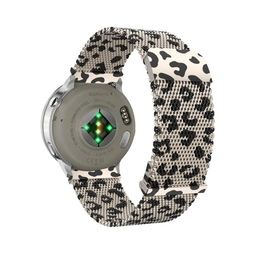 Garmin Forerunner 70 Milanese Strap (Rose Gold Leopard)