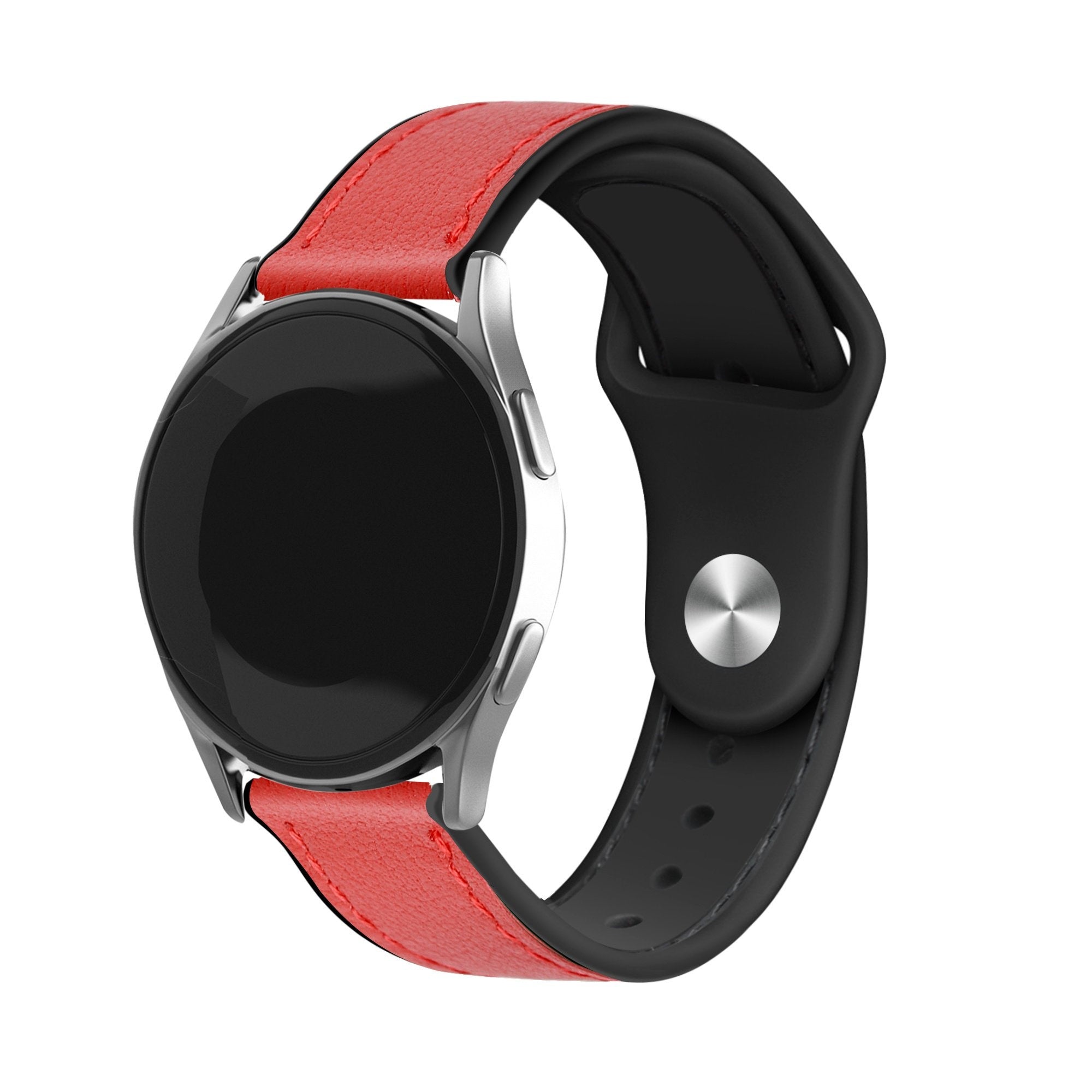 Suunto Run Leather Hybrid Strap (Red)