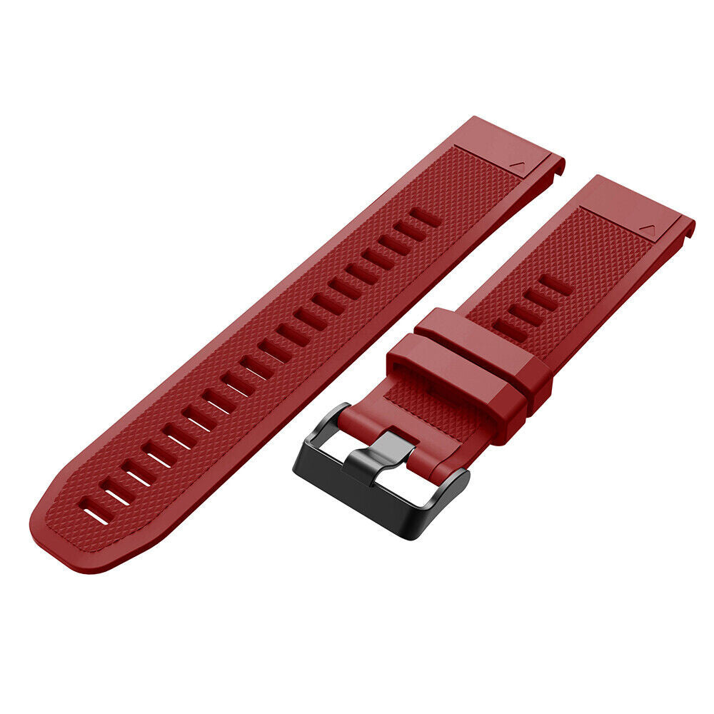 Garmin Fenix 8 Pro - 47mm Silicone Strap (Red)