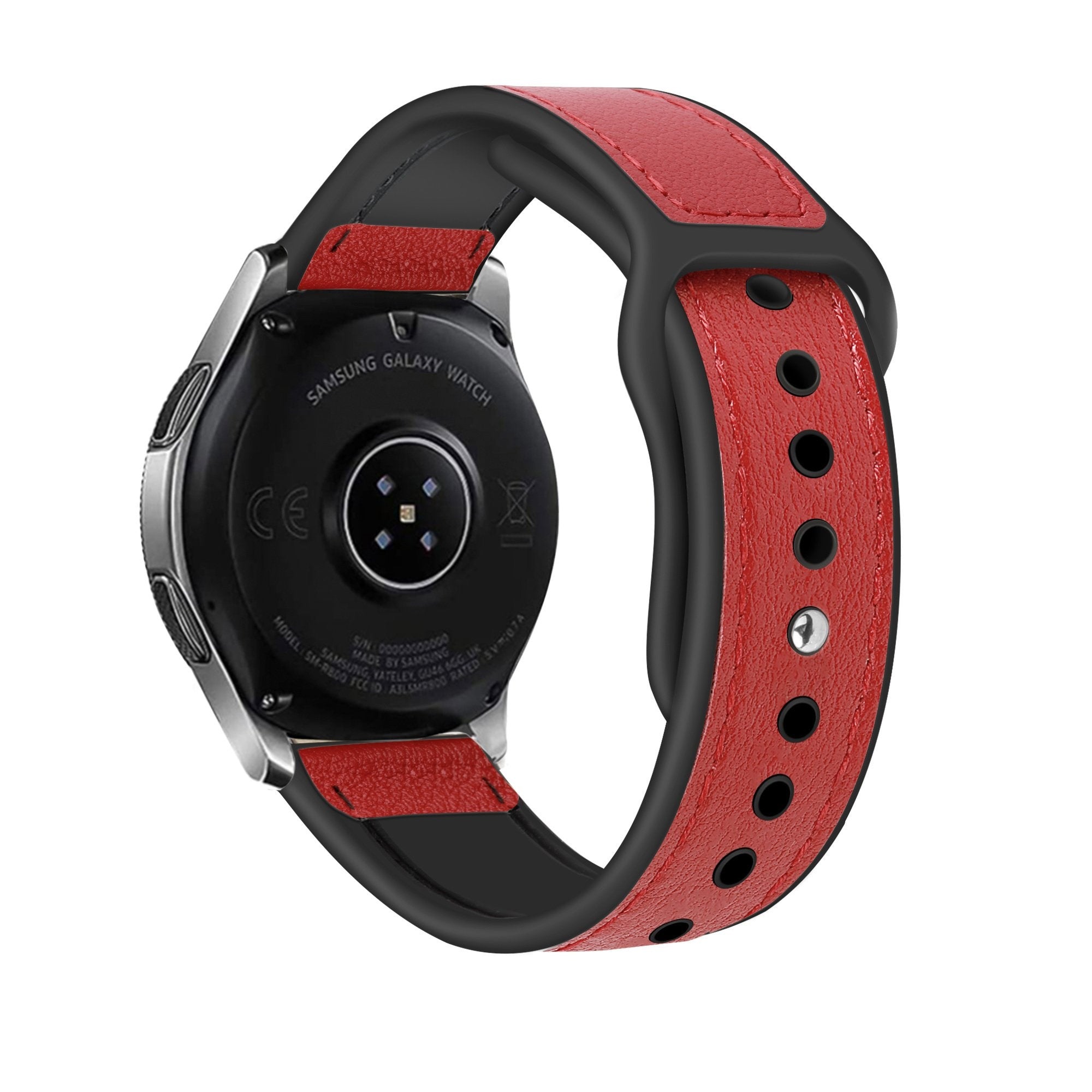 Suunto Run Leather Hybrid Strap (Red)