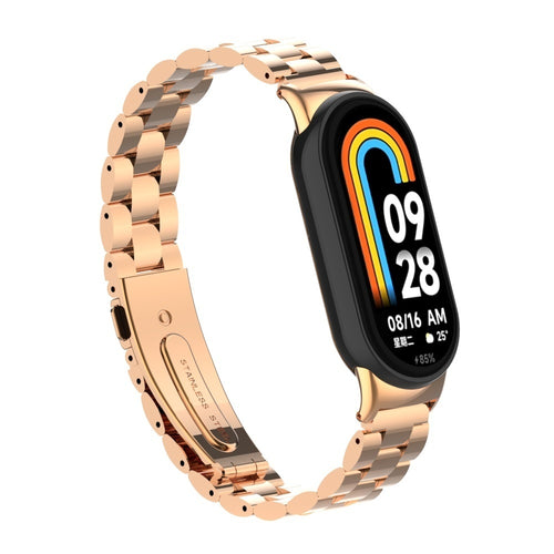 Xiaomi Smart Band 10 stalen bandje (roségoud)