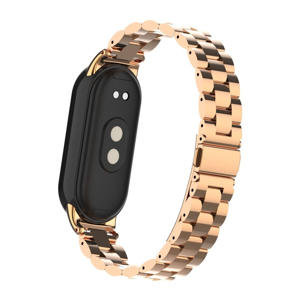 Correa acero Xiaomi Smart Band 10 (rosado/dorado)