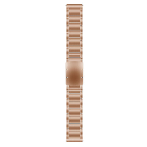 Correa reloj titanio 22mm -  universal (rosado/dorado)
