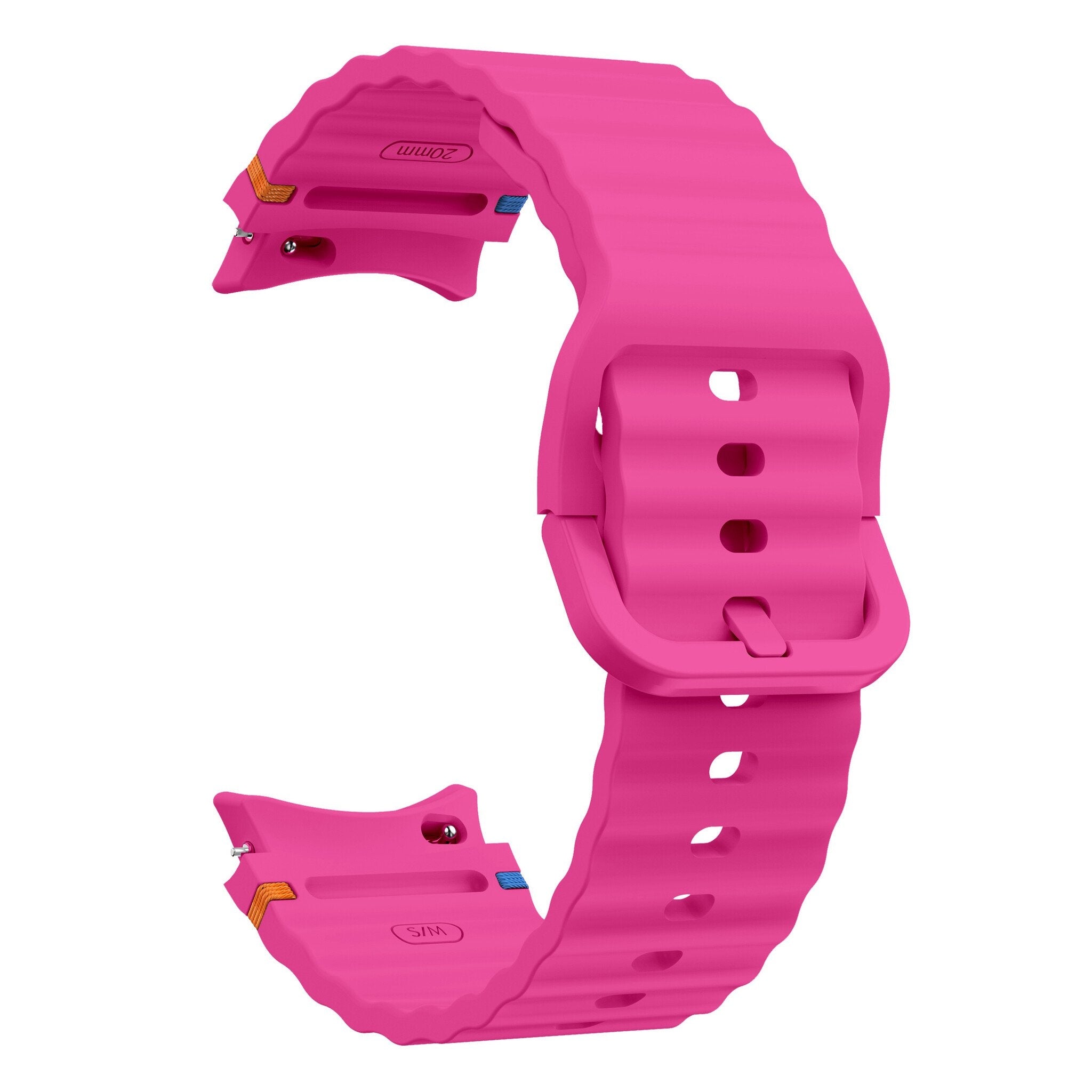 Samsung Galaxy Watch 4 Classic 46mm Wave Strap (Bright Pink)