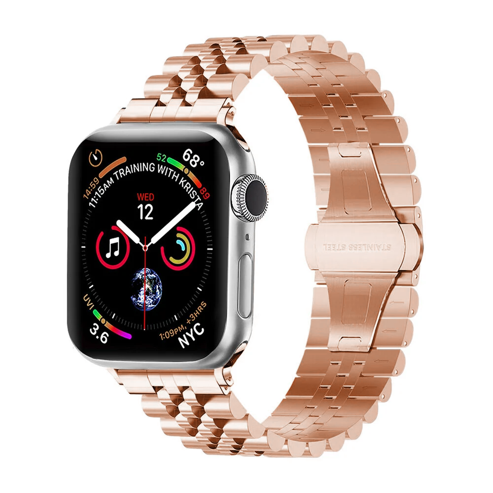 Apple Watch Steel Strap Jubilee (Rose Gold)