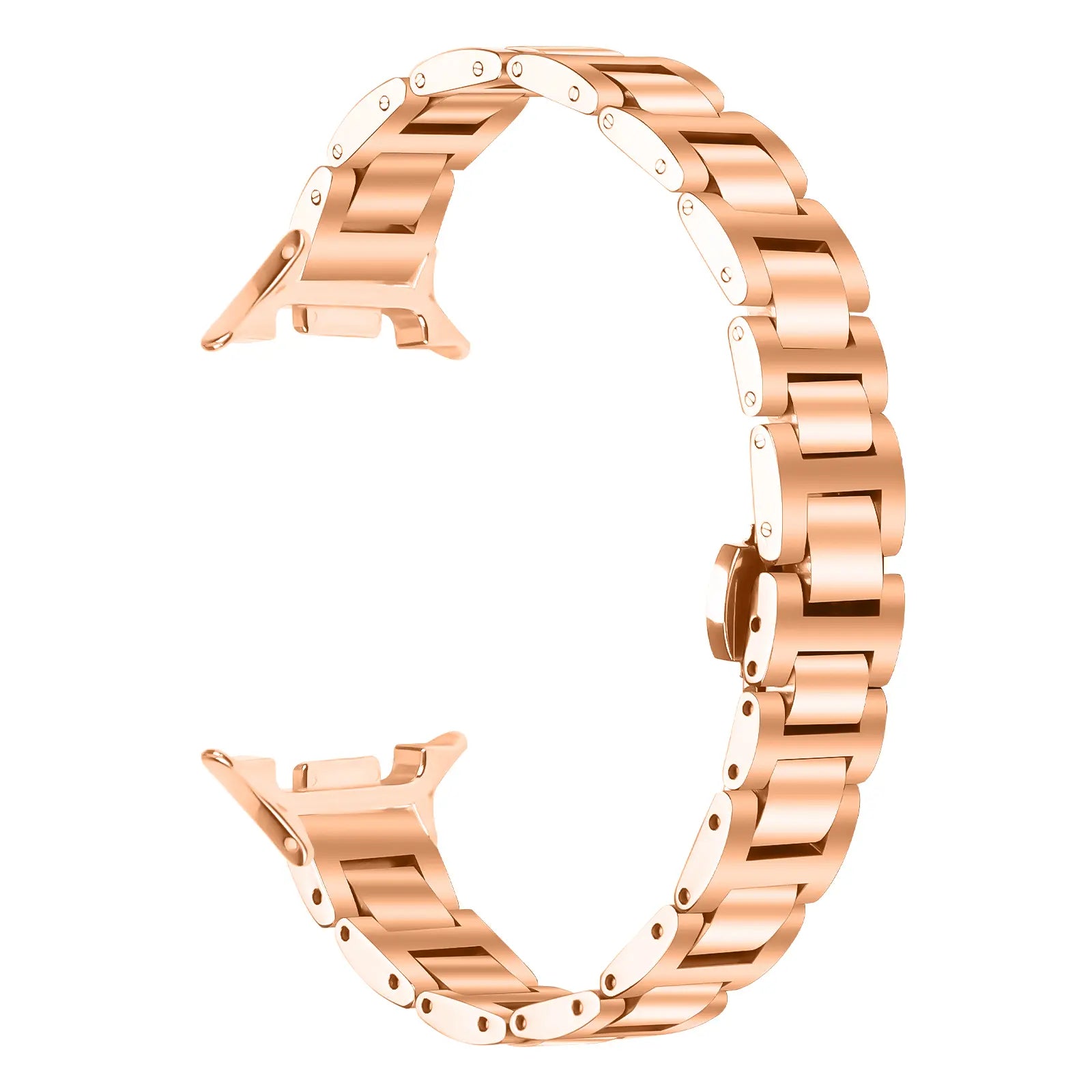 Samsung Galaxy Watch 8 - 40mm Slimfit Stahlarmband (Roségold)