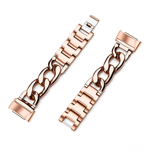 Steel Chain Strap, rose gold