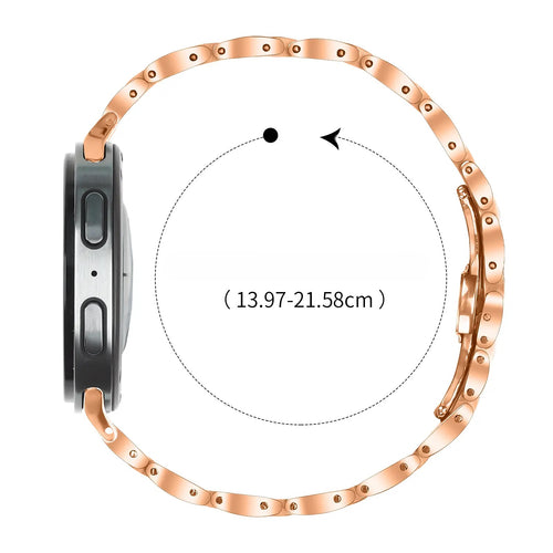 Correa acero delgada Samsung Galaxy Watch 8 - 44mm (oro rosado)