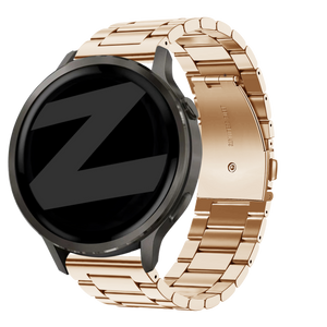 Bandz Correa acero 'Classic' Garmin Forerunner 265s (rosa dorado)