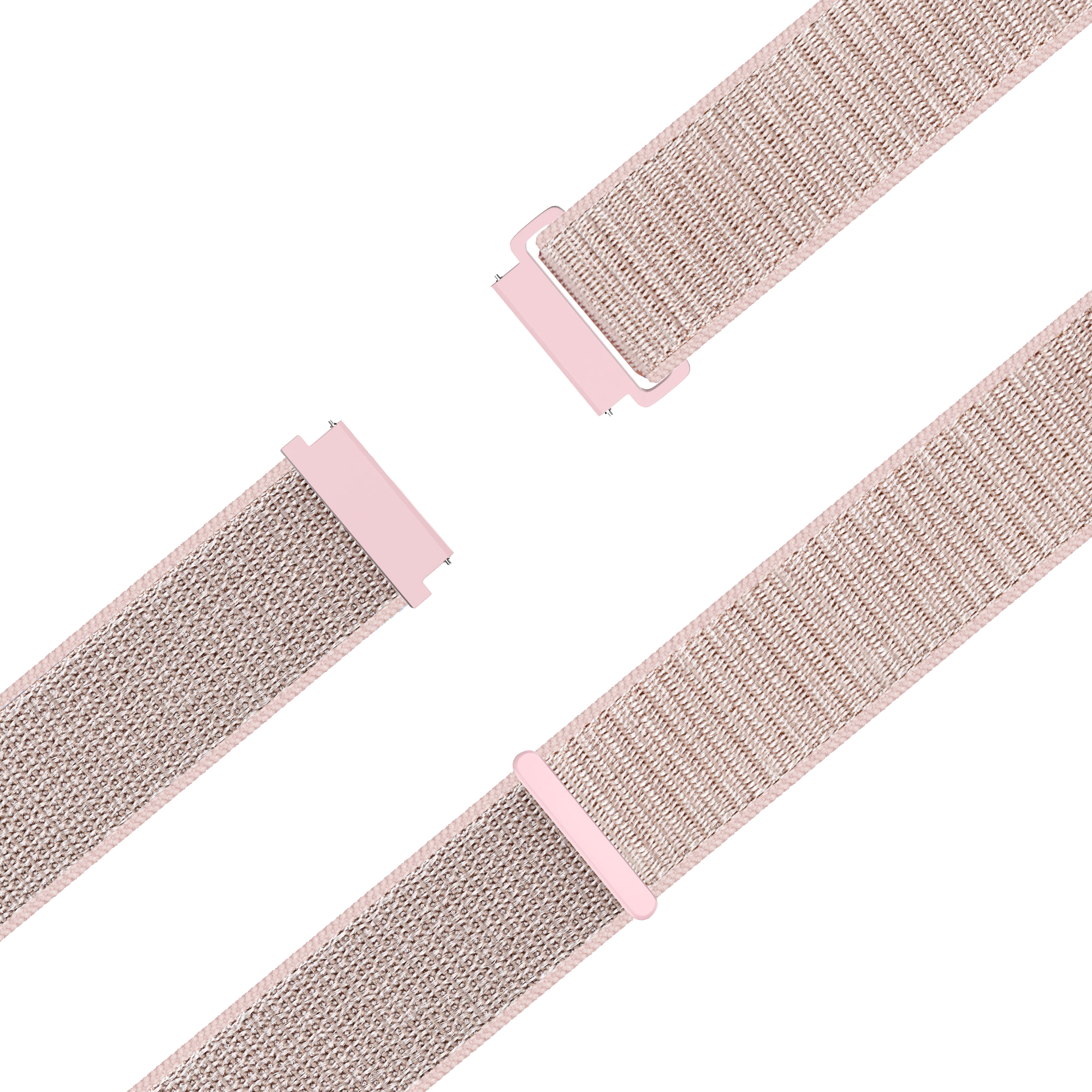 Bandz Garmin Forerunner 265s Nylon Loop Strap (Rose Gold)