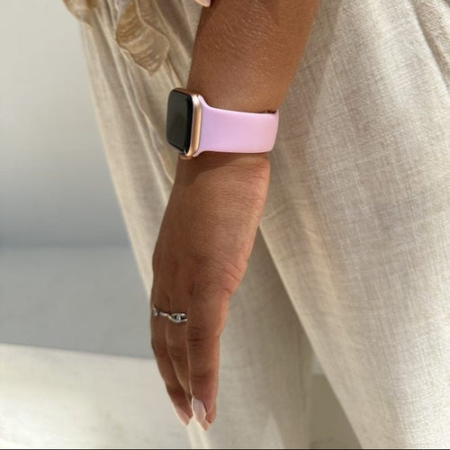 xoxo Wildhearts Apple Watch Silikonarmband (Knallige Rosa)