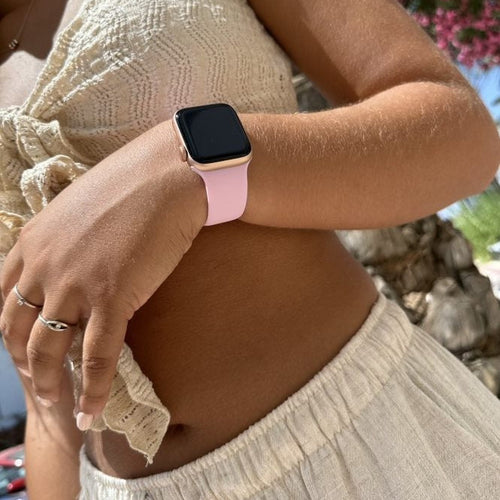 xoxo Wildhearts Apple Watch Silikonarmband (Knallige Rosa)