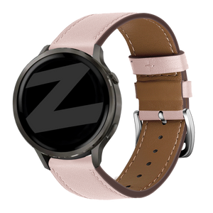 Bandz Correa cuero 'Deluxe' Garmin Forerunner 255s (rosa)