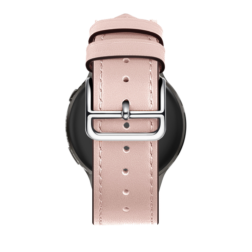 Bandz Correa cuero 'Deluxe' Garmin Forerunner 255s (rosa)