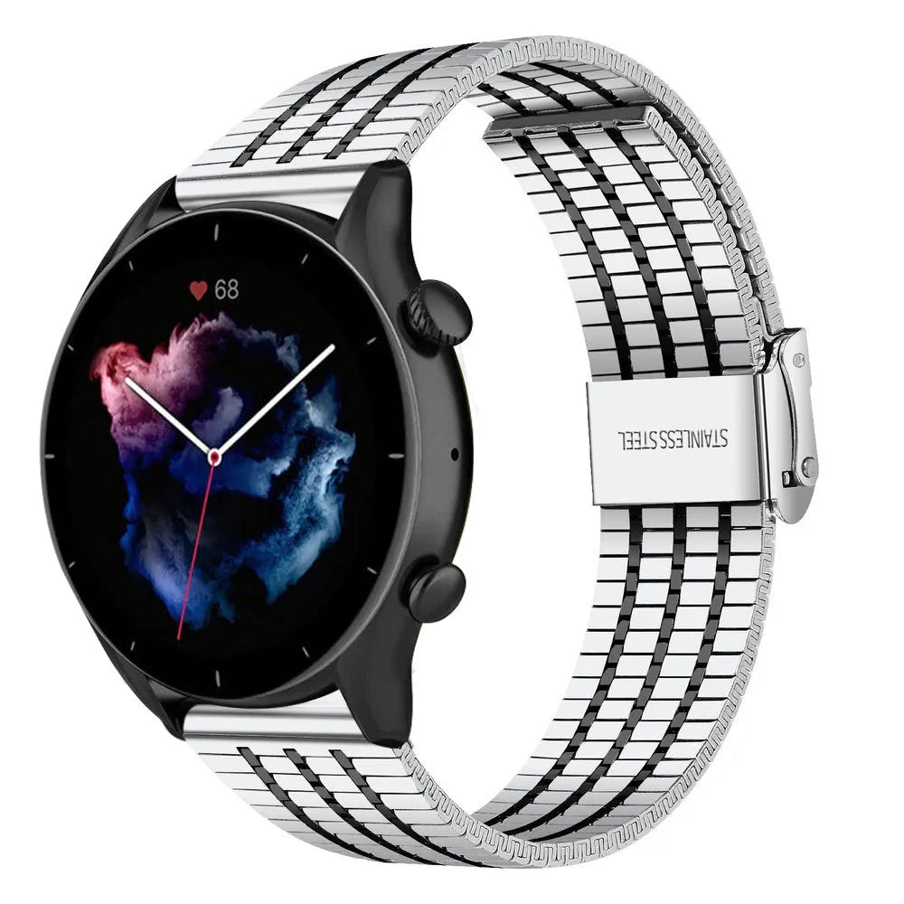 rvs-band-zilver-zwart
